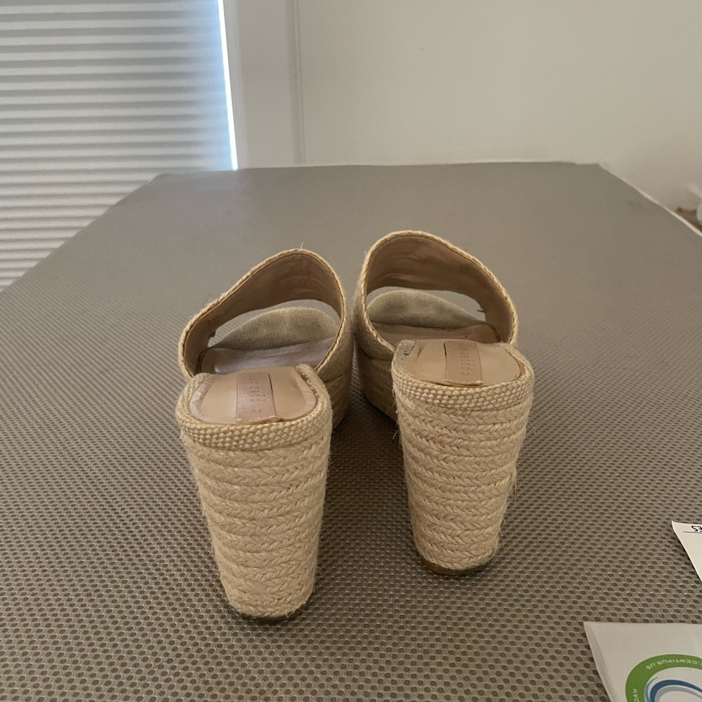 Copper Key Natural Espadrille Wedges